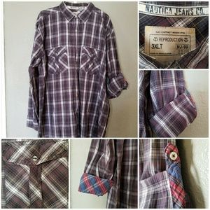 Mens Nautica Jean Co. Casual Button Down Shirt
